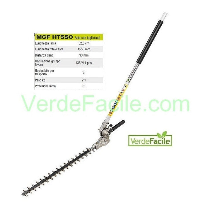 Asta Tagliasiepi HT 550 per Multifunzione MGF