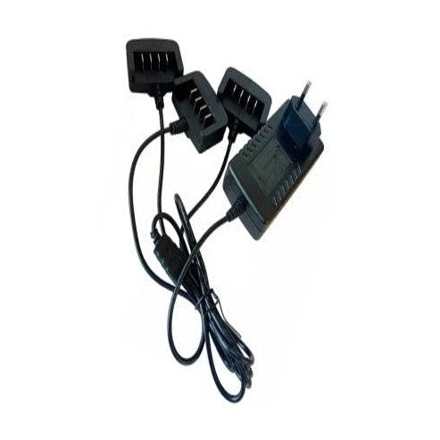 Volpi Caricabatterie a 3 Vie per Batteria a Litio 21,6 Volt