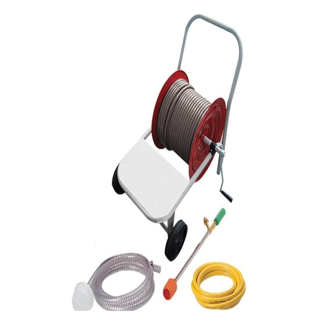 Carrello Avvolgitubo Comet con Tubo 20 Bar, Lancia e Accessori