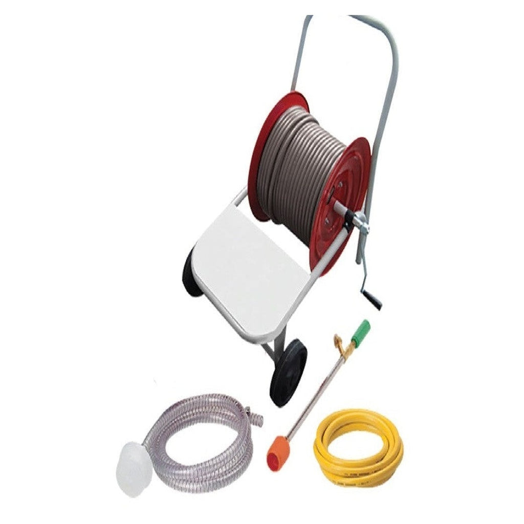 Carrello Avvolgitubo Comet con Tubo 20 Bar, Lancia e Accessori