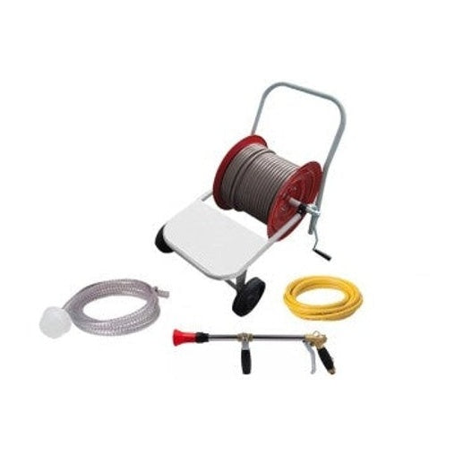 Carrello Avvolgitubo Comet con Tubo 40 Bar, Lancia e Accessori