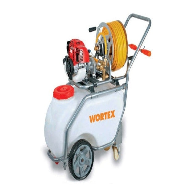 Carrello per Diserbo e Irrorazione Wortex C50-T2 con Motore 2 Tempi a Miscela