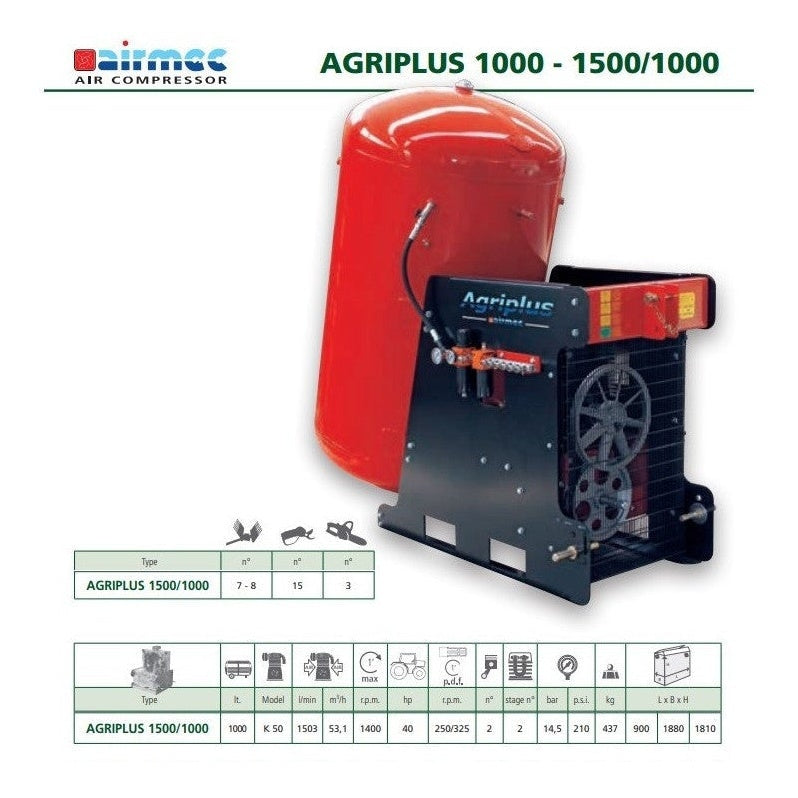 Compressore a Trattore Airmec Agriplus