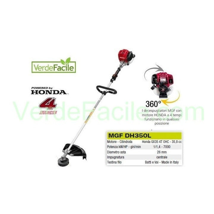Honda Decespugliatore GX35 MGF DH 350 L con Motore 4 Tempi