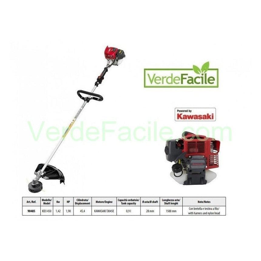 Decespugliatore Kawasaki KD3 450 AMA Garden Pro