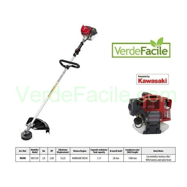 Decespugliatore Kawasaki KD3 530 AMA Garden Pro