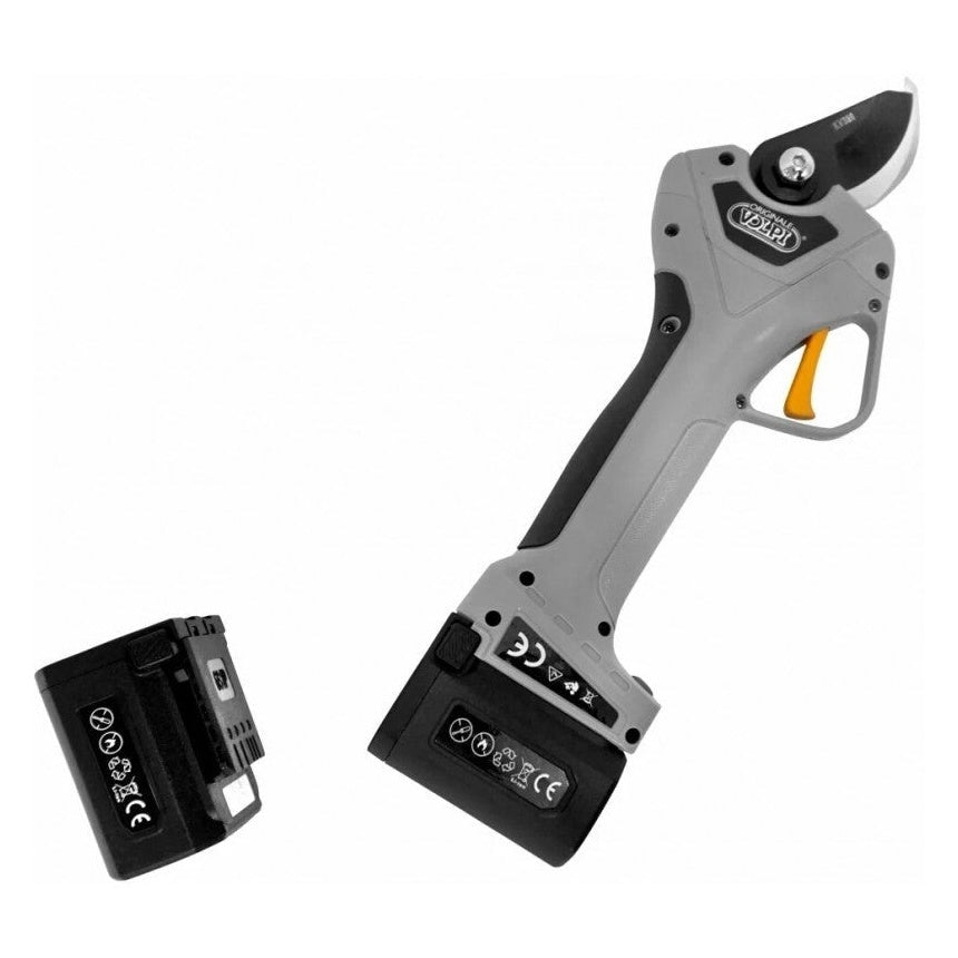 Volpi KV 390 Battery-Powered Pruning Shears with 2 Batteries and Charger