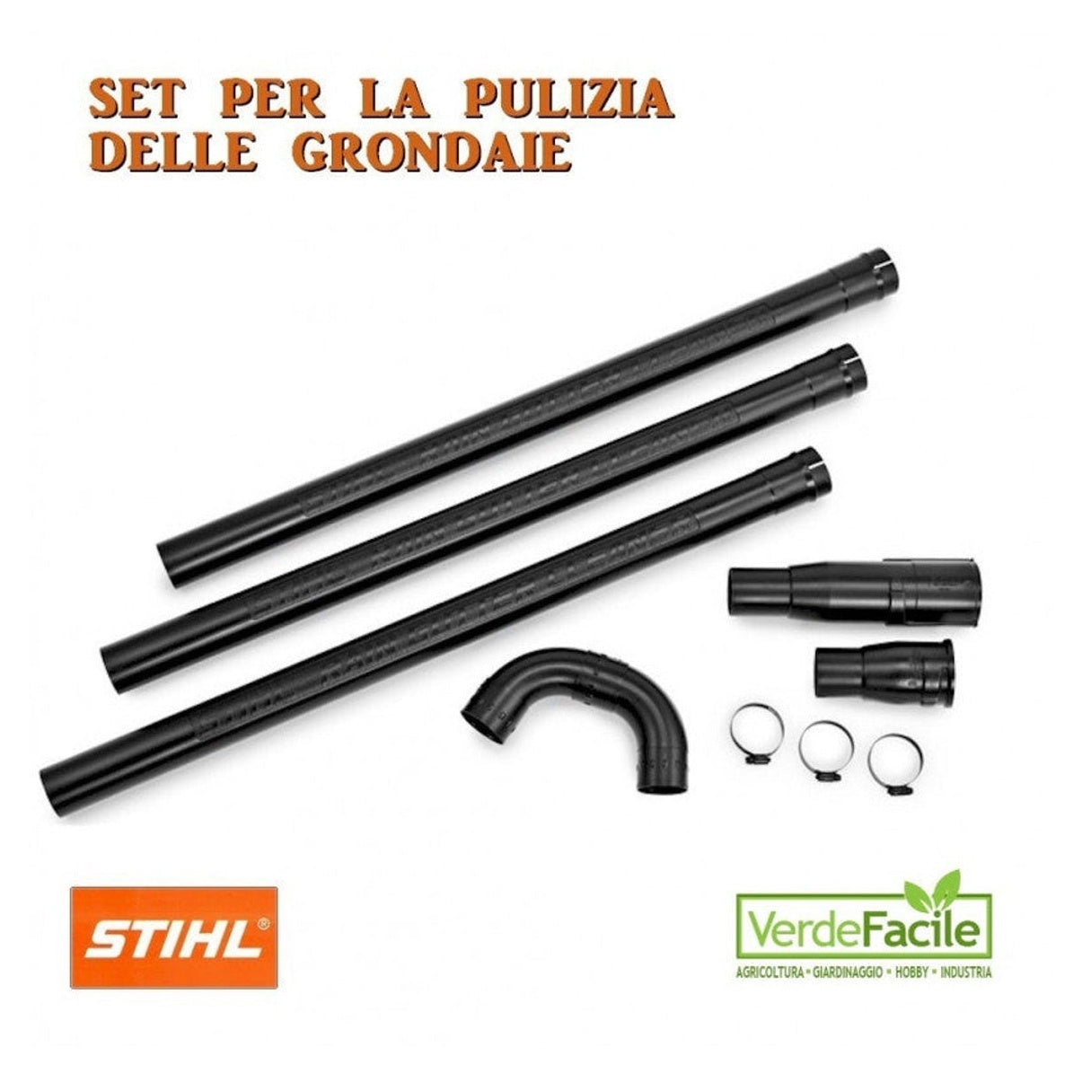 STIHL Kit Pulizia Grondaie per Soffiatori serie BG, BGE, SH , SHE