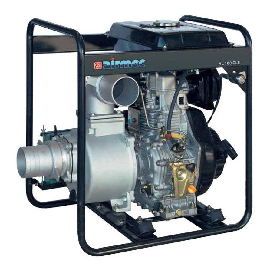 Motopompa Diesel Airmec HL 100 CLE con Avviamento Elettrico