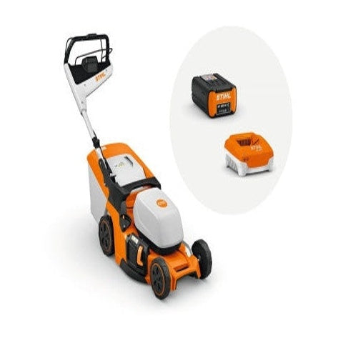 STIHL Rasaerba a Batteria RMA 443 PV con Batteria e Caricabatterie