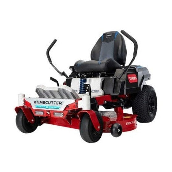 Rider Toro TimeCutter eMR 4275 con 4 Batterie 60V e Caricabatterie