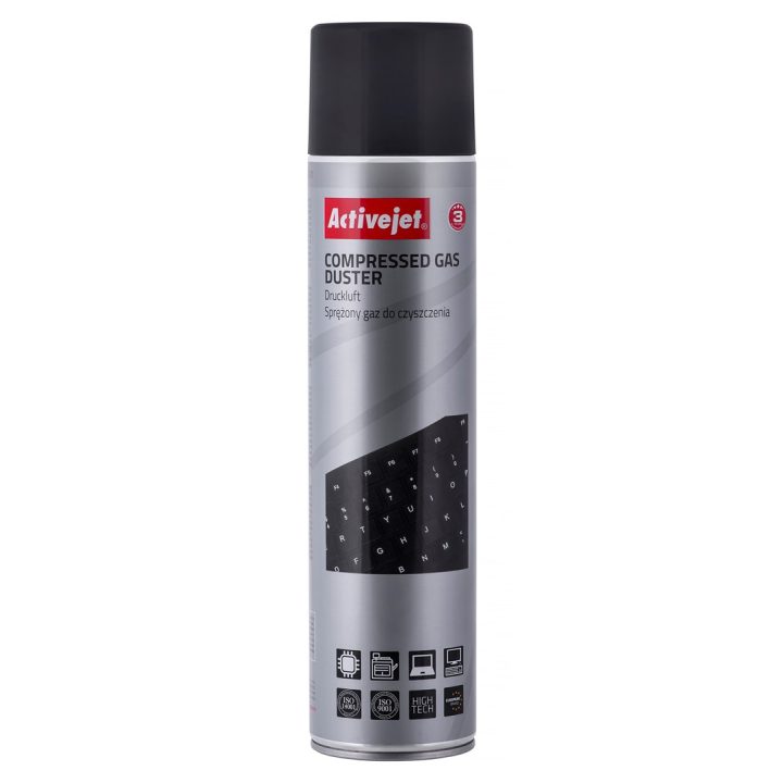 Activejet AOC-201 Aria compressa (600 ml) spray pulizia aria facilita pulizia posti difficili da raggiungere
