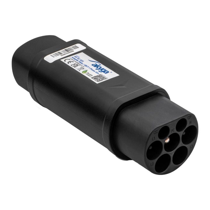 Akyga AK-SC-E22 Adattatore cavo di ricarica [1x Tesla Buchse - 1x GB/T (20234.2-2015) Stecker] 1 0 m