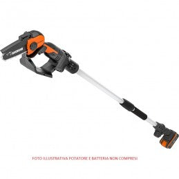 Asta WORX di Prolunga Fissa CM.125 per Potatore WG 324 E - WG 325 E