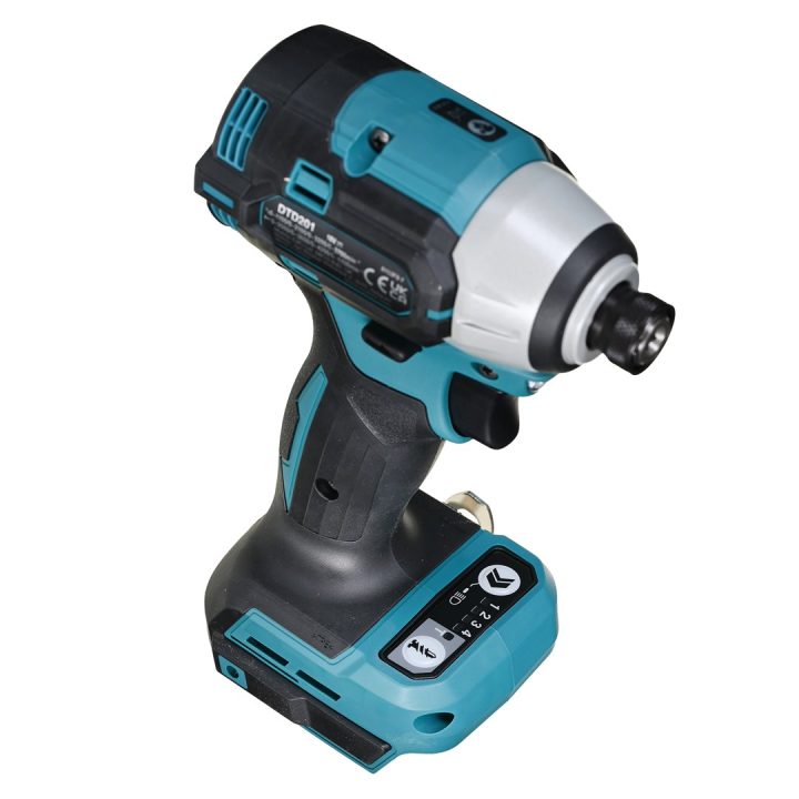 MAKITA Avvitatore ad impatto senza fili 1/4 210 Nm MAKITA DTD201Z BODY 18V LXT BLDC XPT LED - immagine 4