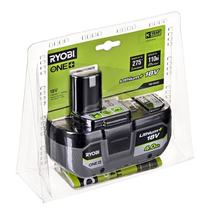 RYOBI 5133005053 Batteria Li-Ion 4.0 Ah 18V RYOBI RB1840X - immagine 1