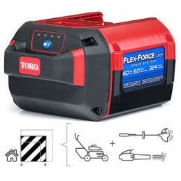 Batteria TORO Litio 81860 60V 6 Ah L324 a Batteria