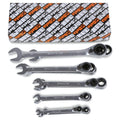 Beta 142/S15 Serie di 15 chiavi combinate a cricchetto reversibile (art. 142) 001420074