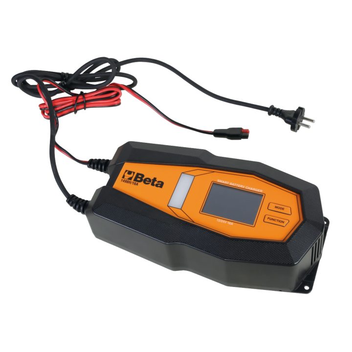 BETA UTENSILI Beta 1498H/16A Caricabatterie elettronico 12-24V multifunzione 014980216 - immagine 1