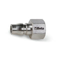 Beta 1916JF 1/4 Innesti rapidi profilo asiatico filettati femmina, GAS cilindrico BSP 019160456