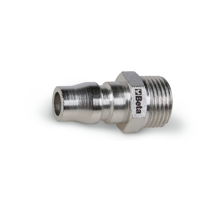 Beta 1916JM 1/4 Innesti rapidi profilo asiatico filettati maschio, GAS conici BSPT 019160406