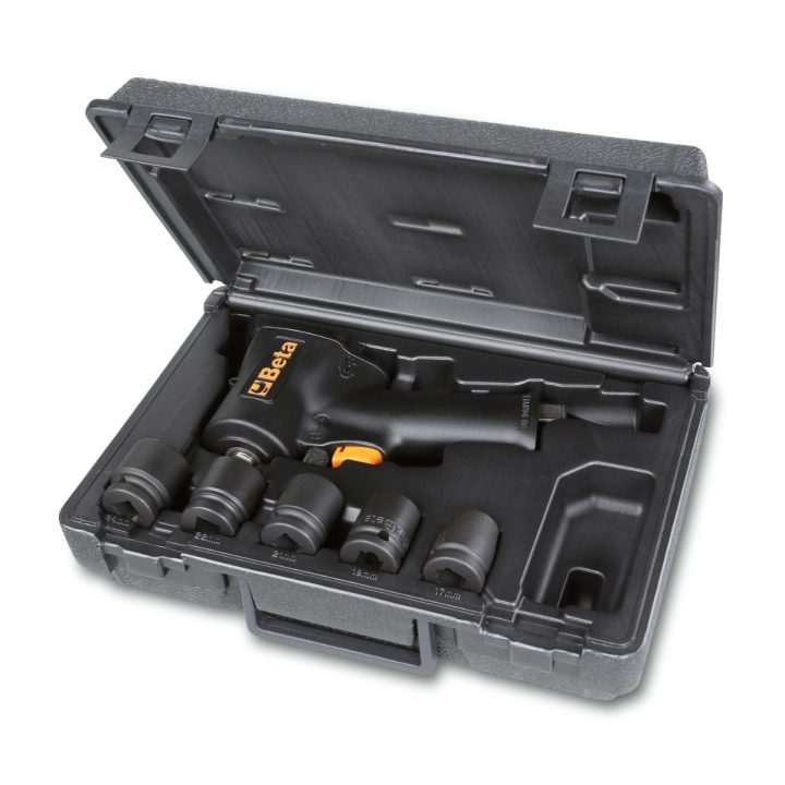 BETA UTENSILI Beta 1927XM/K5 Assortimento di un avvitatore reversibile compatto e cinque bussole Macchina, in valigetta di plastica 019270129 - immagine 1
