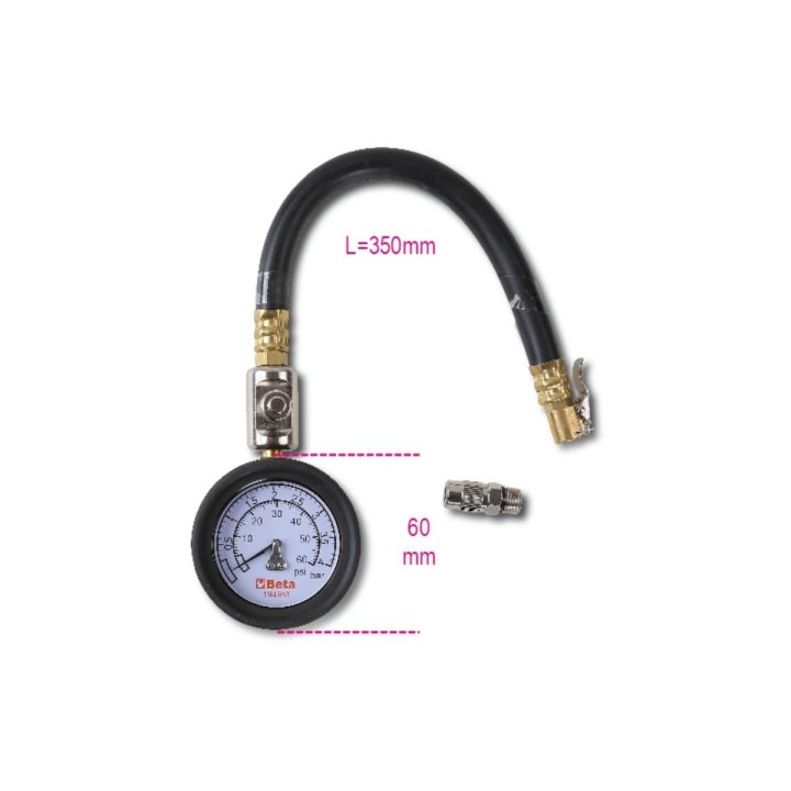 BETA UTENSILI Beta 1949M Misuratore di pressione per pneumatici 019490400 - immagine 2