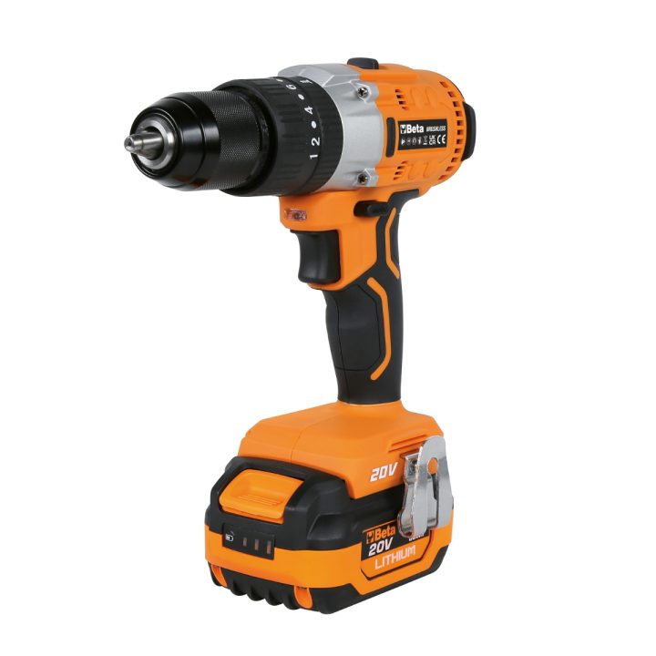 BETA UTENSILI Beta 1972/K20V-13BMC80 Kit trapano avvitatore a percussione 20V BRUSHLESS 019720020 - immagine 2