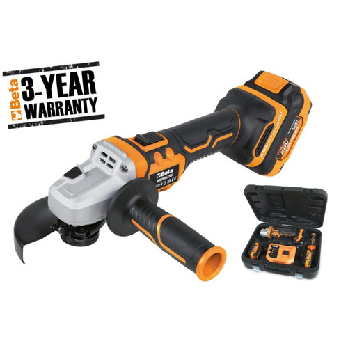 BETA UTENSILI Beta 1986/K20V-125 Kit smerigliatrice angolare a batteria 20V BRUSHLESS 019860015 - immagine 1
