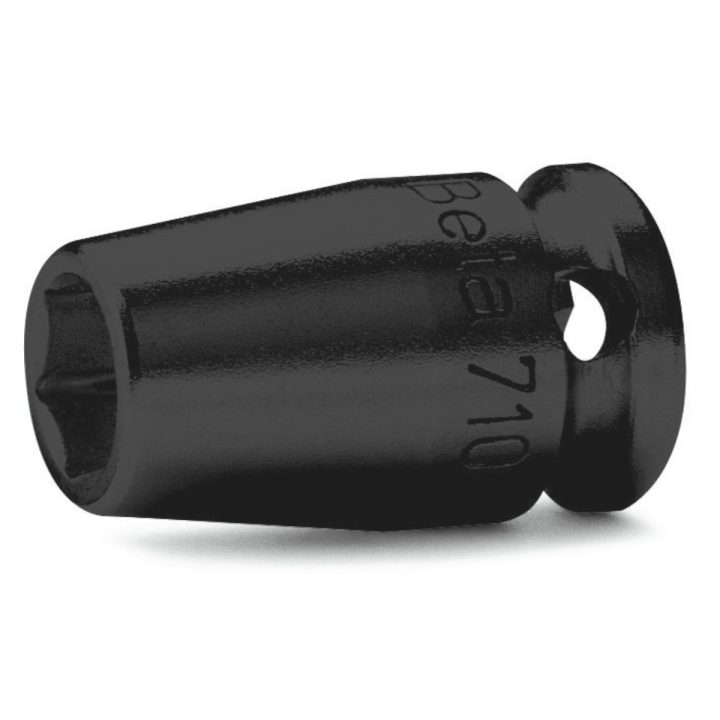 Beta 710 10 Chiavi a bussola Macchina con attacco quadro femmina 3/8" bocca esagonale serie normale, fosfatate 007100010