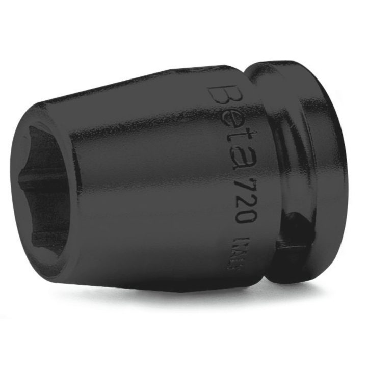 Beta 720 24 Chiavi a bussola Macchina con attacco quadro femmina 1/2" bocca esagonale serie normale, fosfatate 007200024