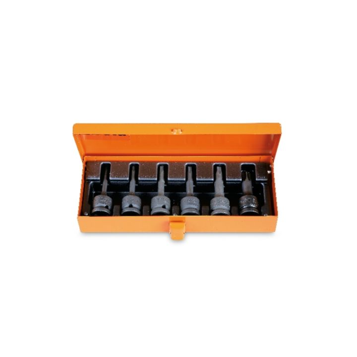 Set di chiavi a bussola Macchina maschio per viti con impronta Torx®, con attacco quadro femmina 1/2" fosfatate Beta 720TX/C6