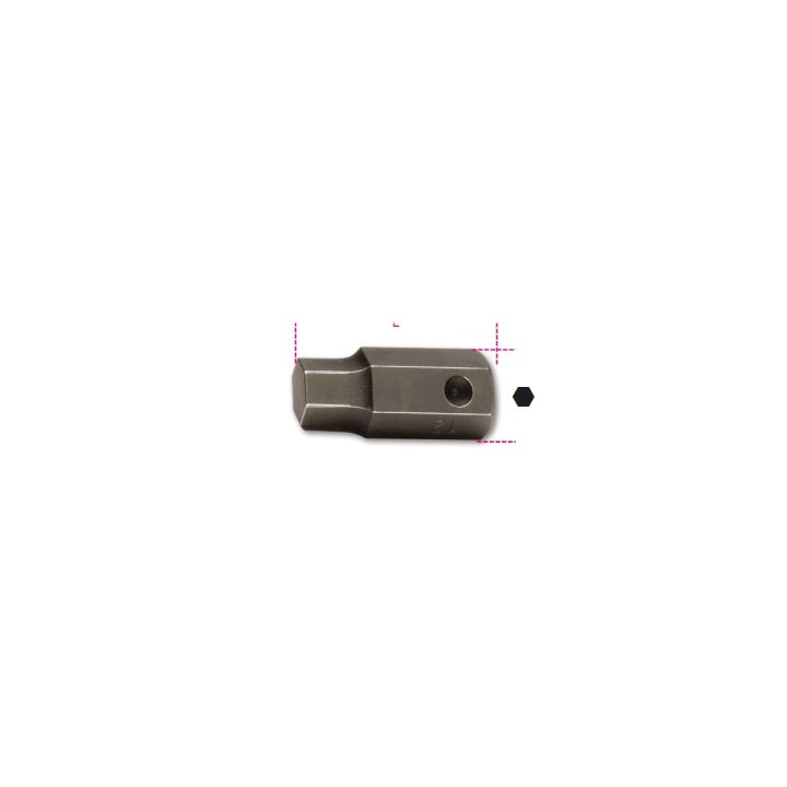 Beta 727/ES16 13 Inserti Macchina maschio esagonale attacco 16 mm fosfatati 007270113