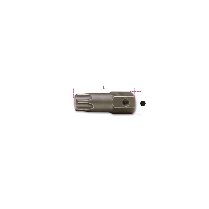 Beta 727/ES16TX T60 Inserti Macchina maschio per viti con impronta Torx® attacco 16 mm fosfatati 007270360