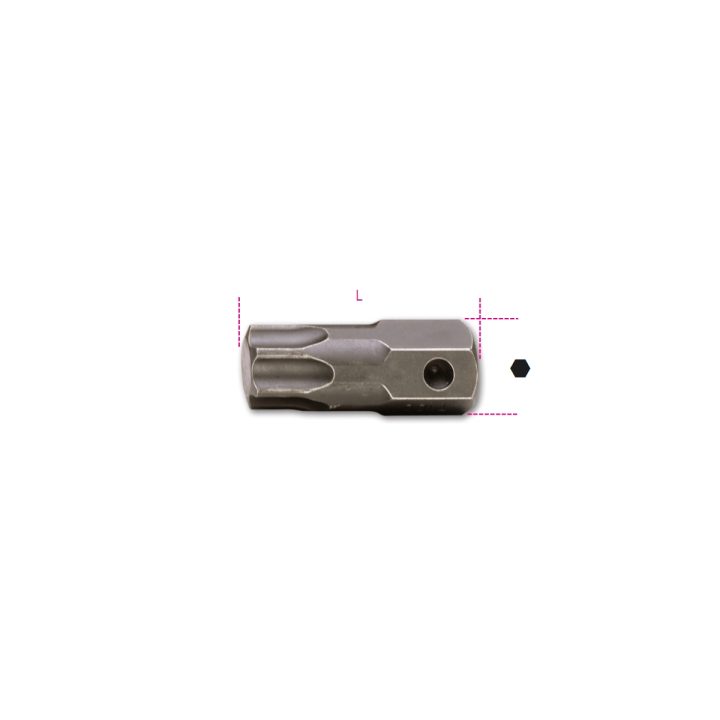 Beta 727/ES22TX T90 Inserti Macchina maschio per viti con impronta Torx® attacco 22 mm fosfatati 007270490