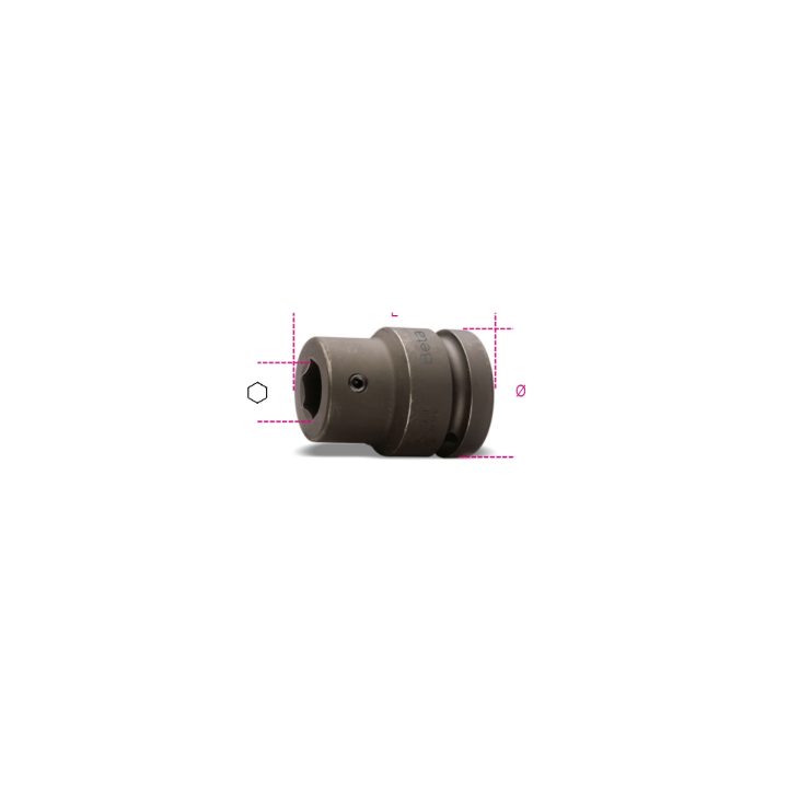 Beta 727PI/16 Bussola portainserti Macchina con attacco quadro femmina 3/4" fosfatata 007270016