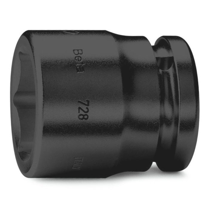 Beta 728 34 Chiavi a bussola Macchina con attacco quadro femmina 3/4" bocca esagonale serie normale, fosfatate 007280034