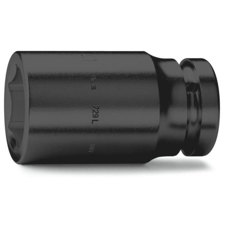 Beta 729L 27 Chiavi a bussola Macchina con attacco quadro femmina 1" bocca esagonale serie lunga, fosfatate 007290327