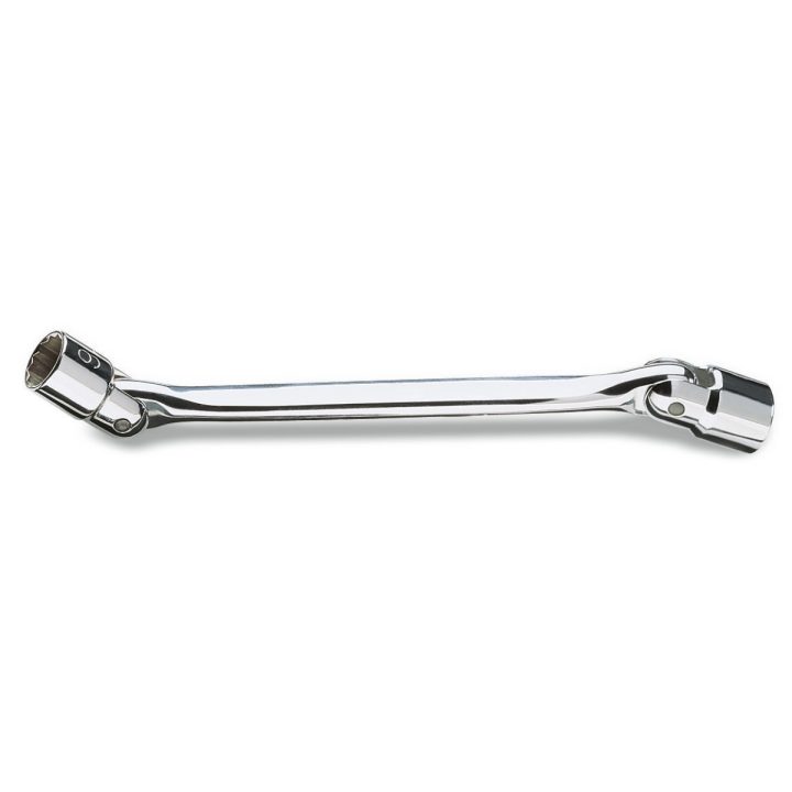 Beta 80 18X19 Chiavi a bussola poligonale snodate doppie cromate 000800018