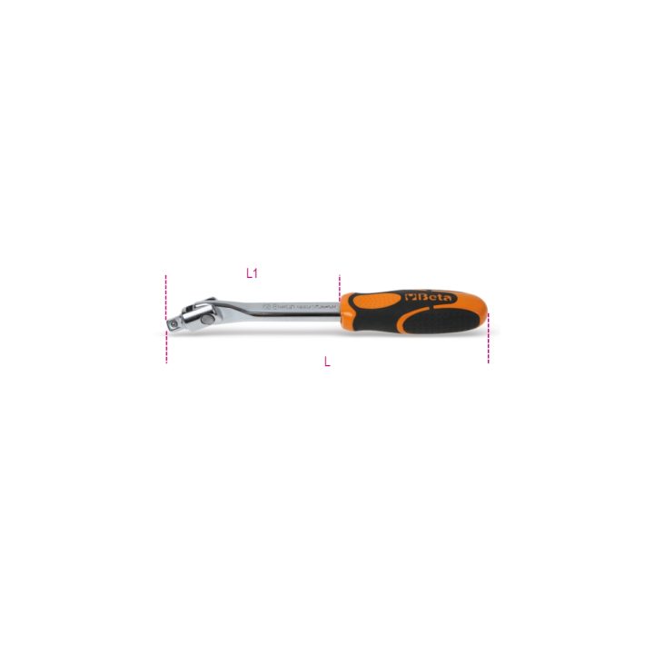 Beta 900/35A Quadro maschio 1/4" snodato con impugnatura 009000840