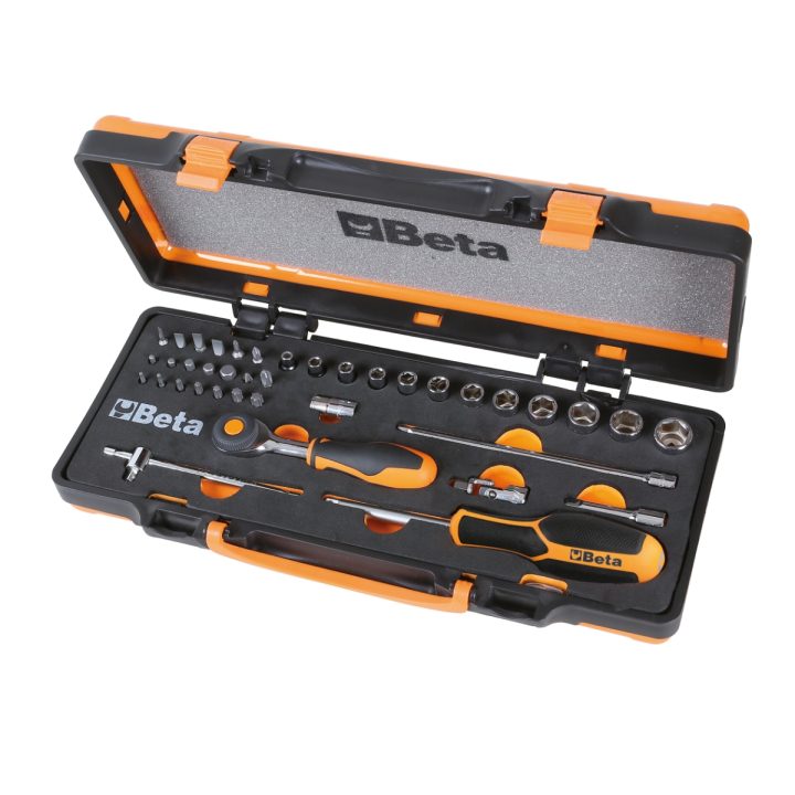 Di 11 chiavi a bussola a mano esagonali, 20 inserti per avvitatori e 7 accessori in termoformato rig Beta 900/C11HR