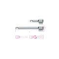 Beta 900AN/100 Prolunghe a mano con attacchi quadri, maschio e femmina 1/4" angolari, cromate 009000826