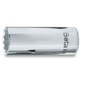 Beta 900AS-MBL 9/16 Chiavi a bussola a mano con attacco quadro femmina 1/4", tipo lungo bocca poligonale, cromate 009000335