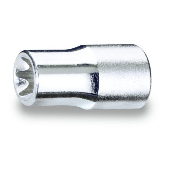 Beta 900FTX 4 Chiavi a bussola a mano con attacco quadro femmina 1/4" per viti con profilo Torx®, cromate 009000404