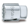 Beta 900MB 8 Chiavi a bussola a mano con attacco quadro femmina 1/4" bocca poligonale, cromate 009000165