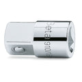 Beta 910/16 Raccordo a mano con attacco quadro femmina 3/8" e maschio 1/2" cromato 009100814