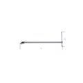 Beta 910/40 Quadro maschio 3/8" snodato a T cromato 009100850