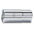 Beta 910AL 15 Chiavi a bussola a mano con attacco quadro femmina 3/8", tipo lungo bocca esagonale, cromate 009100165