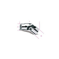 Beta 910AS-SN 3/8 Chiavi a bussola a mano snodate con attacco quadro femmina 3/8" bocca poligonale, cromate 009100260
