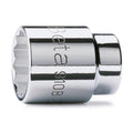 Beta 910B 15 Chiavi a bussola a mano con attacco quadro femmina 3/8" bocca poligonale, cromate 009100115